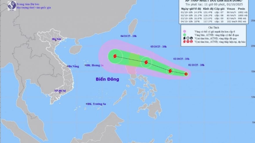 Tropical depression may strengthen into storm within two days